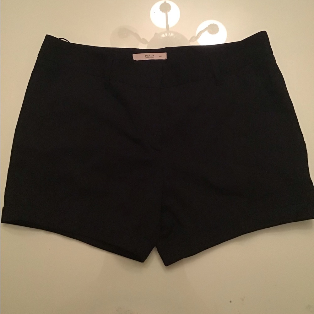 Black Prada Shorts
